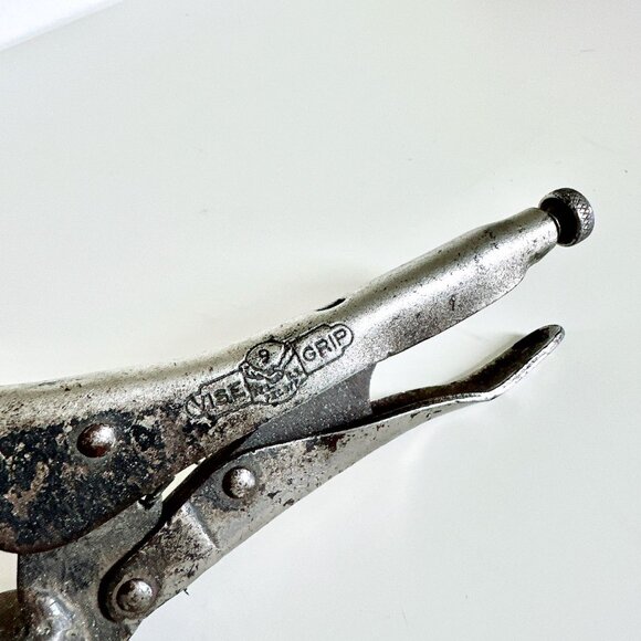 VINTAGE PETERSON MFG VISE GRIP DEWITT NEBRASKA #9 WELDING CLAMP LOCKING - Picture 9 of 11